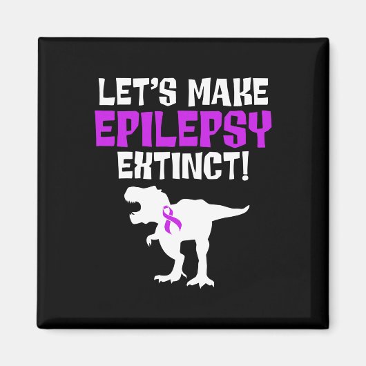 Aimant Epilepsy Awareness Make Epileptic Warrior Survivor (Devant)
