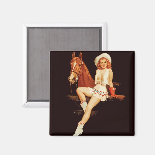 Aimant Épingle de fille (Recto/Verso)