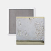 Aimant Epitaph avec un soulagement du Bon Pasteur (Recto/Verso)