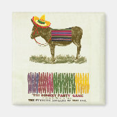 Aimant Éplucher la queue sur l'âne (Devant)