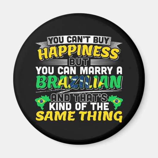 Aimant Épousez un Brésilien - Brésil Joie (Devant)