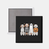 Aimant Épouvantail Anglais Setter Citrouille Halloween Ch (Recto/Verso)