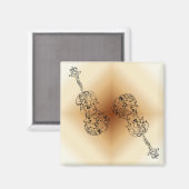 Aimant Épreuve à double violon (Recto/Verso)