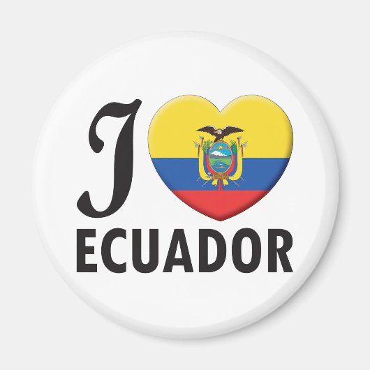 Aimant Equateur Amour (Devant)