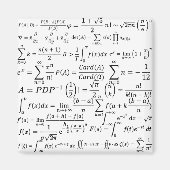 Aimant équations mathématiques et formules (Devant)