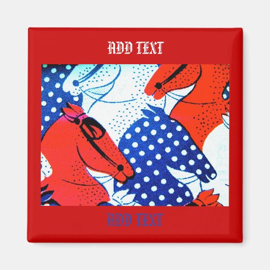 Aimant équestre américain (Devant)