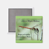 Aimant Équilibre avec la nature (Recto/Verso)