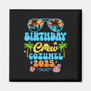 Aimant Équipage d'anniversaire à Cozumel, Croisière de va