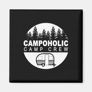 Aimant Équipage de camp de camping familial Campoholic Gr