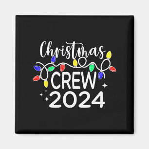 Aimant Équipage de Noël 2024 Pyjamas de Noël de famille X