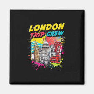 Aimant Équipage de voyage à Londres Angleterre Vacances T