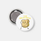 Aimant Équipe cool Fromage Grillé Cadeau Drôle Squad Toas (Recto/Verso)