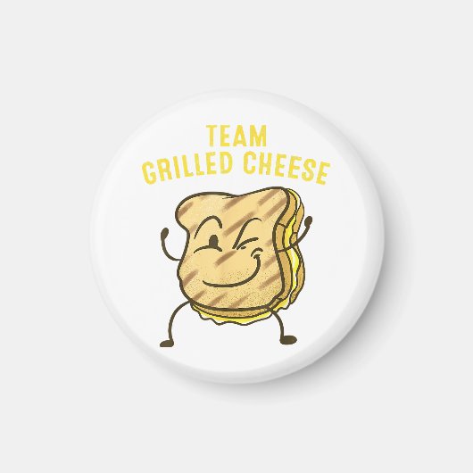 Aimant Équipe cool Fromage Grillé Cadeau Drôle Squad Toas (Devant)
