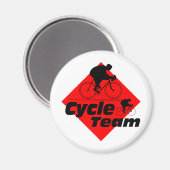 Aimant Équipe cycliste (Recto/Verso)
