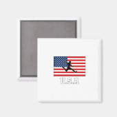 Aimant Équipe cycliste USMNT (Recto/Verso)