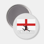 Aimant Équipe d'Angleterre de football (Recto/Verso)