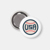 Aimant Équipe de baseball USA (Recto/Verso)