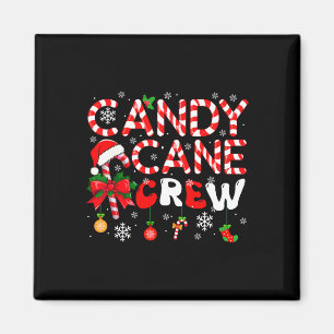 Aimant Équipe de bonbons en canne de Noël Costume de Père