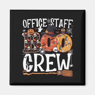 Aimant Équipe de bureau Boo Crew Drôle d'Halloween tenue