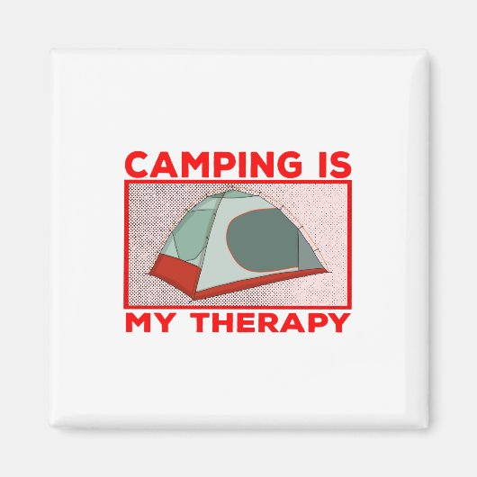 Aimant Équipe de camping (Devant)