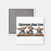 Aimant Équipe de Chaos en classe (Recto/Verso)