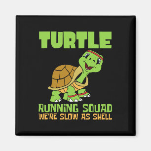 Aimant Équipe de course de tortues Nous sommes lents comm