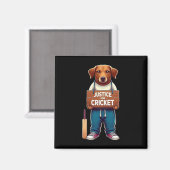 Aimant Équipe de cricket (Recto/Verso)