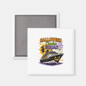Aimant Équipe de croisière effrayante Halloween (Recto/Verso)
