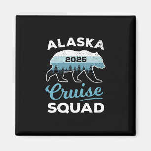 Aimant Équipe de croisière en Alaska 2025 Enfants Croisiè