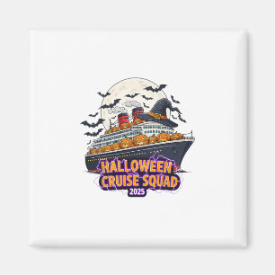 Aimant Équipe de croisière Halloween 2025 Équipage de cro