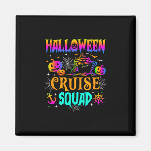 Aimant Équipe de croisière Halloween 2025 Navire Vacances