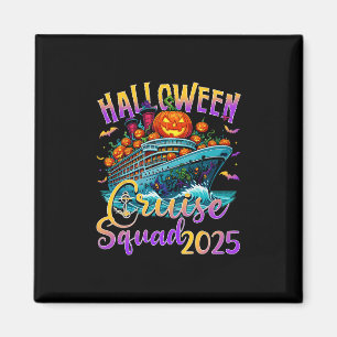 Aimant Équipe de croisière Halloween 2025 Vacances Fami c