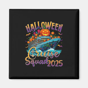 Aimant Équipe de croisière Halloween 2025 Vacances Fami c