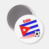 Aimant Équipe de Cuba de football (Recto/Verso)