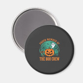 Aimant Équipe de fantômes de design de citrouille Hallowe (Recto/Verso)