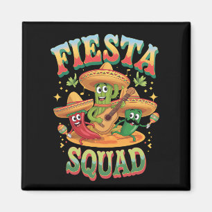 Aimant Équipe de fête drôle Cinco De Mayo Fête mexicaine