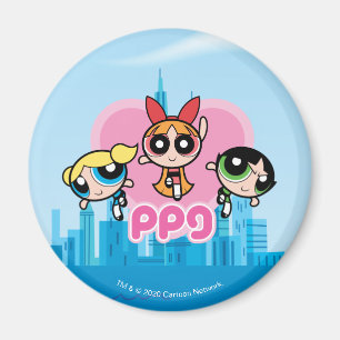Aimant Équipe de filles Powerpuff stupéfiant