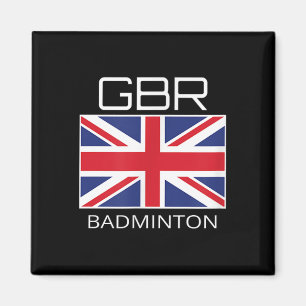 Aimant Équipe de Grande-Bretagne de Badminton Athlète bri