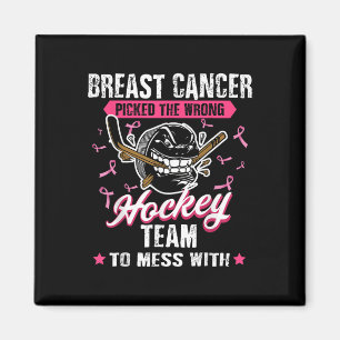 Aimant Équipe de hockey sur cancer du sein Sensibilisatio