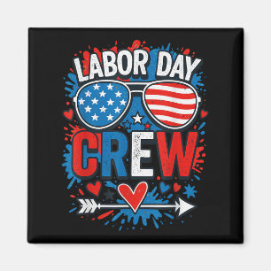 Aimant Équipe de la fête du Travail, Joyeuse fête du Trav