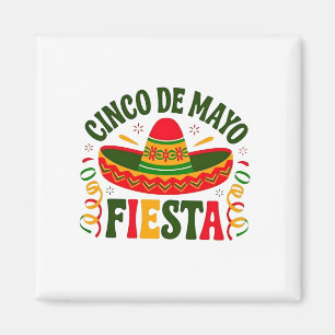 Aimant Équipe de la Fiesta Cinco De Mayo Mexicaine Sombre