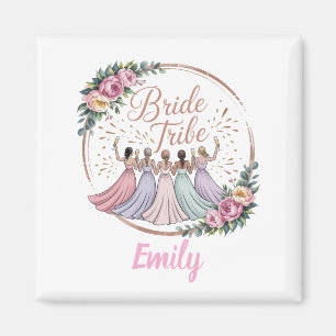 Aimant Équipe de la Mariée Nom Personnalisé Enterrement d