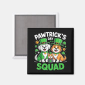 Aimant Équipe de la Saint-Patrick pour les amoureux des c (Recto/Verso)