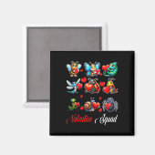 Aimant Équipe de la Saint-Valentin Insectes Abeille Papil (Recto/Verso)