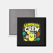 Aimant Équipe de limonade drôles enfants mignons stand de (Recto/Verso)