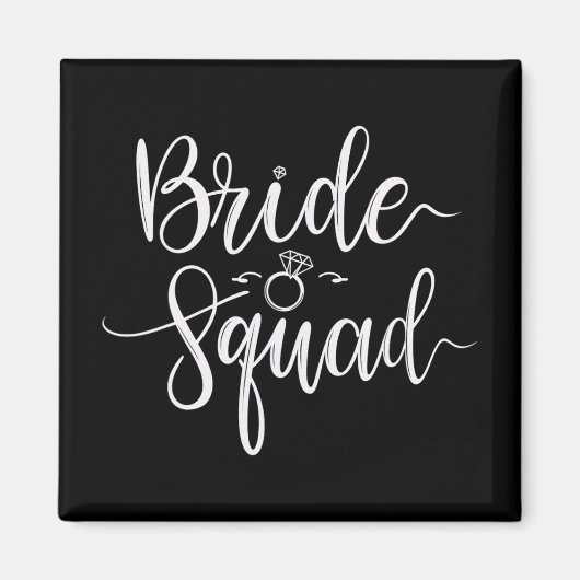 Aimant Équipe de Mariage de l'équipe de mariée Bacheloret (Devant)