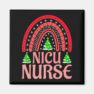 Aimant Équipe de Noël des infirmières en néonatologie Vie