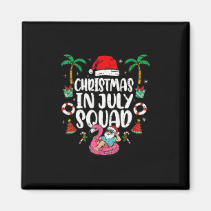 Aimant Équipe de Noël en Juillet Vacances d'Été