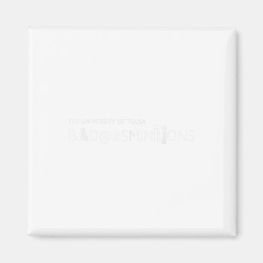 Aimant Équipe de Novelty Badminton (Devant)