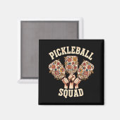Aimant Équipe de pickleball drôle équipe de pickleball fe (Recto/Verso)
